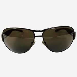 Versace  MOD. 2076 64-14-120 Tortoise Havana Aviator Oversized Sunglasses